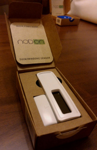 The NodOn® door sensor.